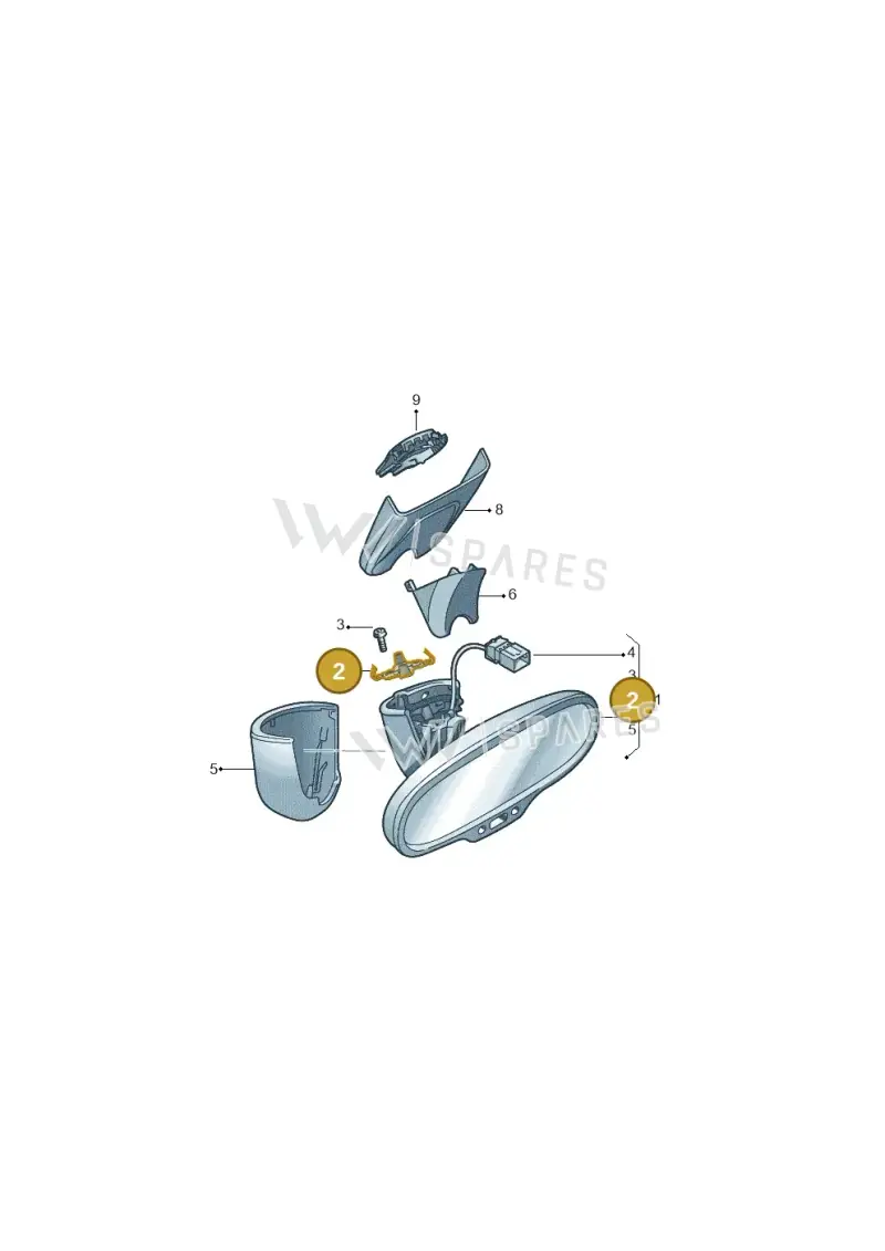 8S0857945 — Audi A5 Limo 2.0 (2024-) diagram 838857450, position 2