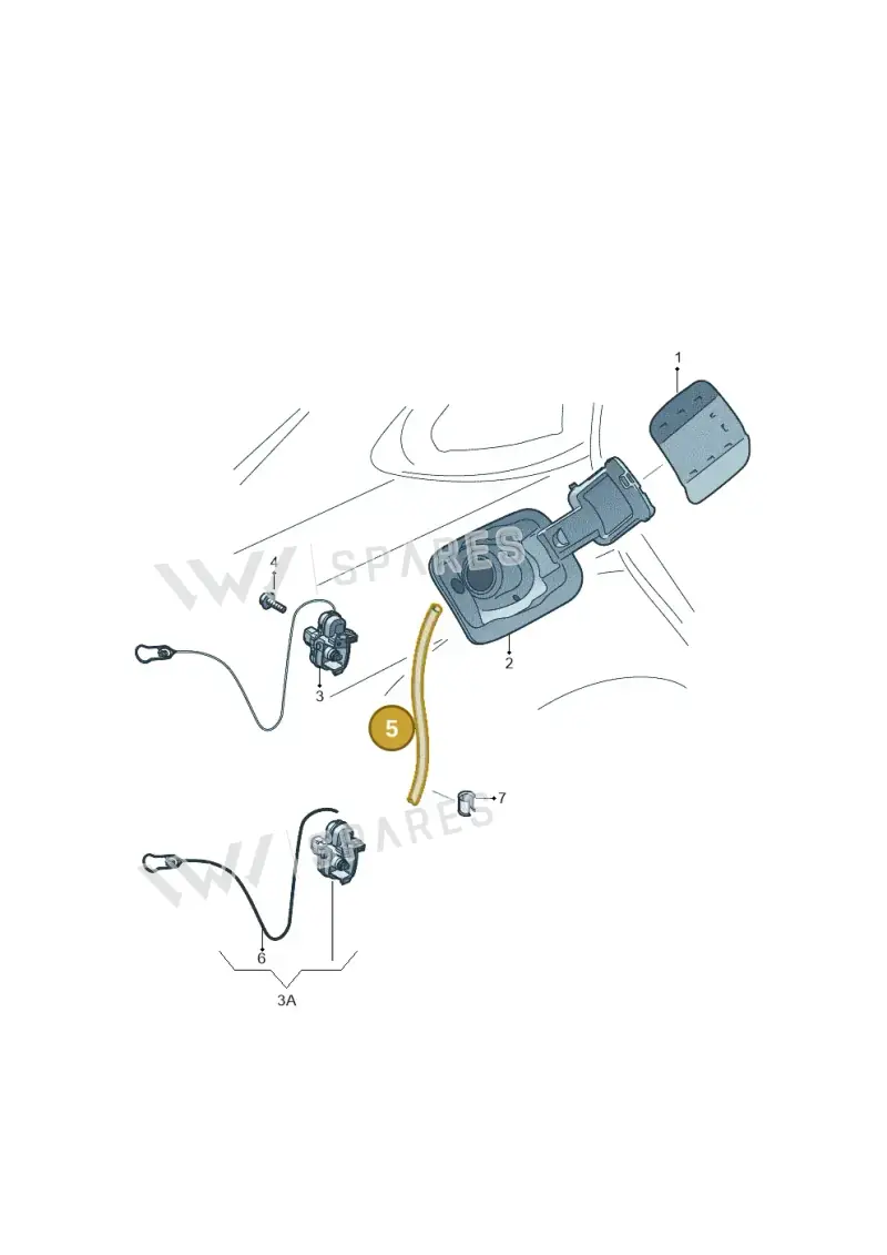 8T0809937A — Audi Q3 1.4 (2012-2016) diagram 711809900, position 5