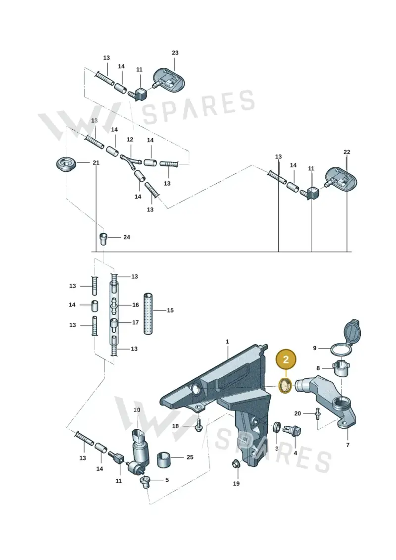 8T0955465A — Audi A7 (2021-) diagram 4kg955010, position 2