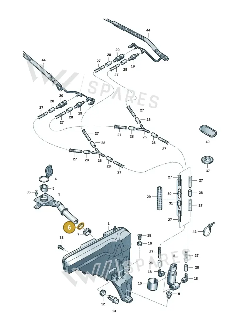 8T0955479 — Audi RS Q8 (2019-2025) diagram 429955010, position 6