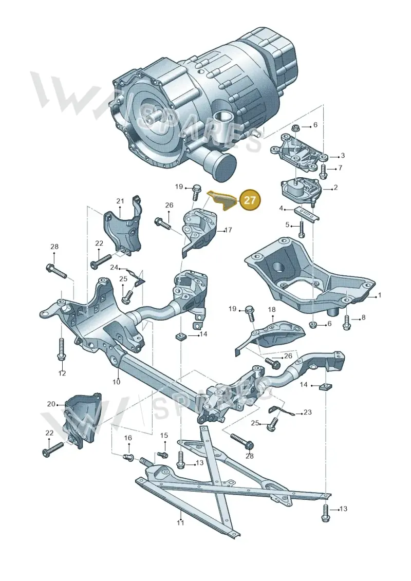 8T2399300A — Audi A5/S5 Coupe       08> (2007-) diagram 620399600, position 27