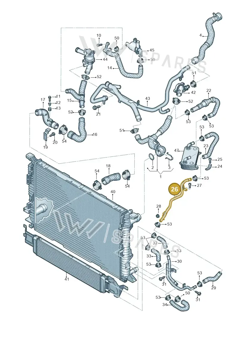 8U0121397A — Audi RSQ3 qu. 2.5 (2013-2018) diagram 764121330, position 26