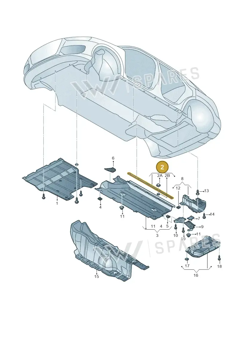 8U0825201A — Audi Q3 1.4 (2016-) diagram 855825000, position 2