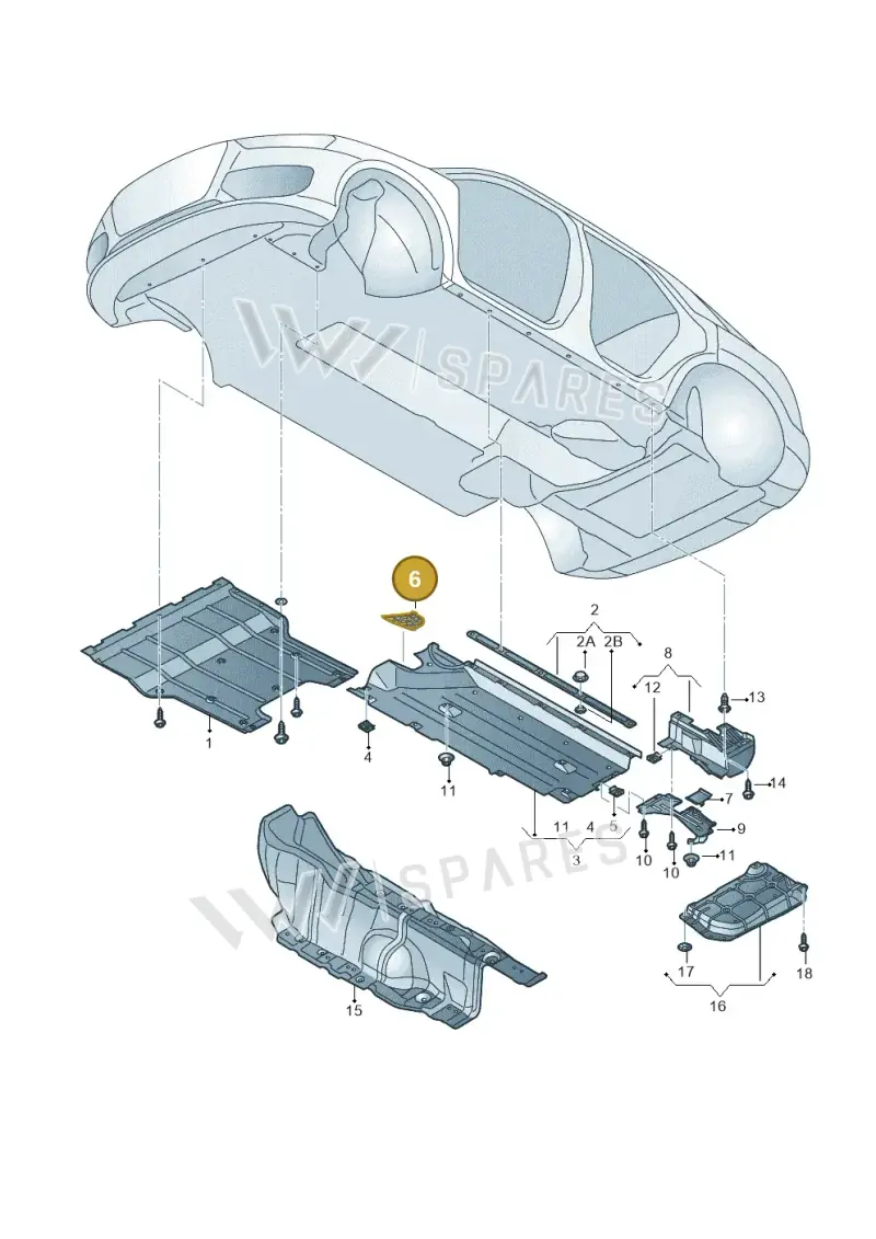 8U0825962 — Audi Q3 1.4 (2016-) diagram 855825000, position 6
