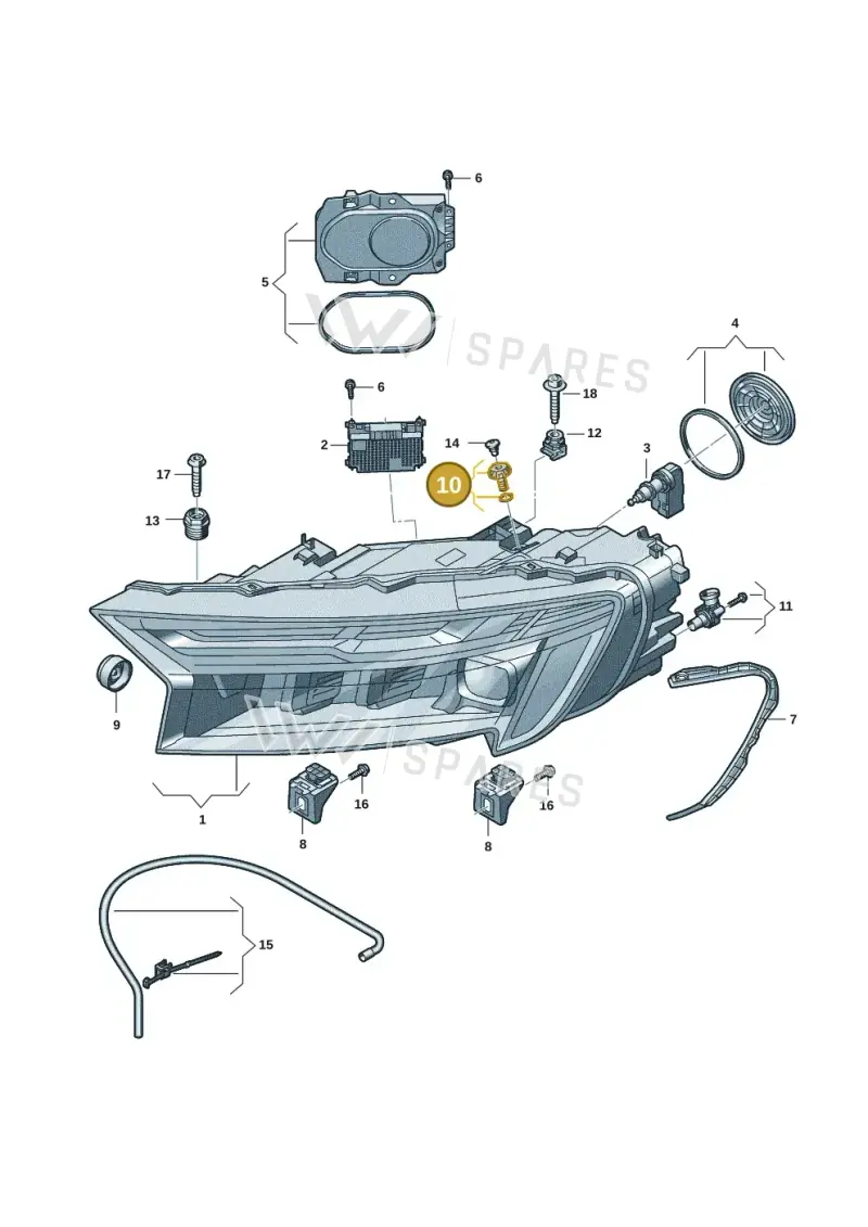 8U0941141 — Audi Q7 (2015-2025) diagram 859941003, position 10