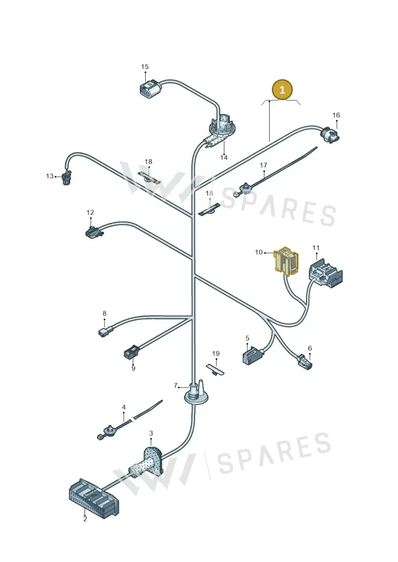 8U0971029AM — Audi Q3 1.4 (2016-) diagram 728972330, position 1