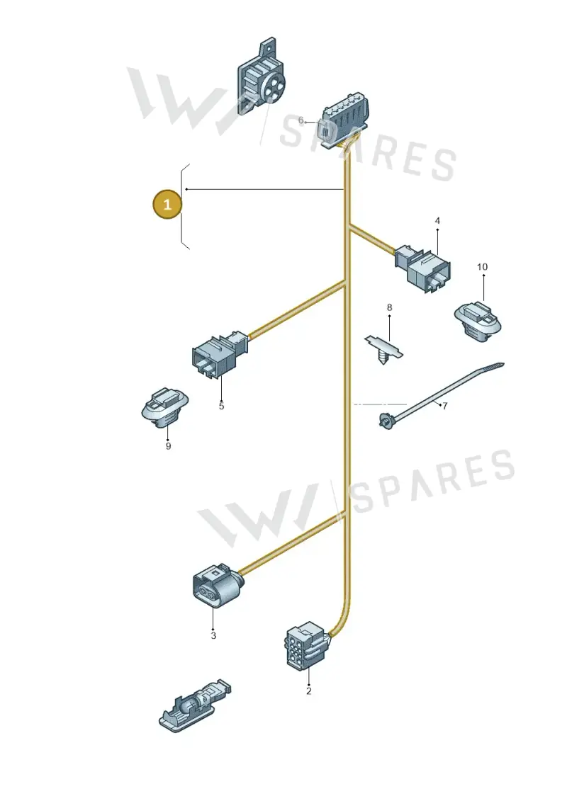 8U0971366F — Audi Q3 (2014-2019) diagram 728972100, position 1