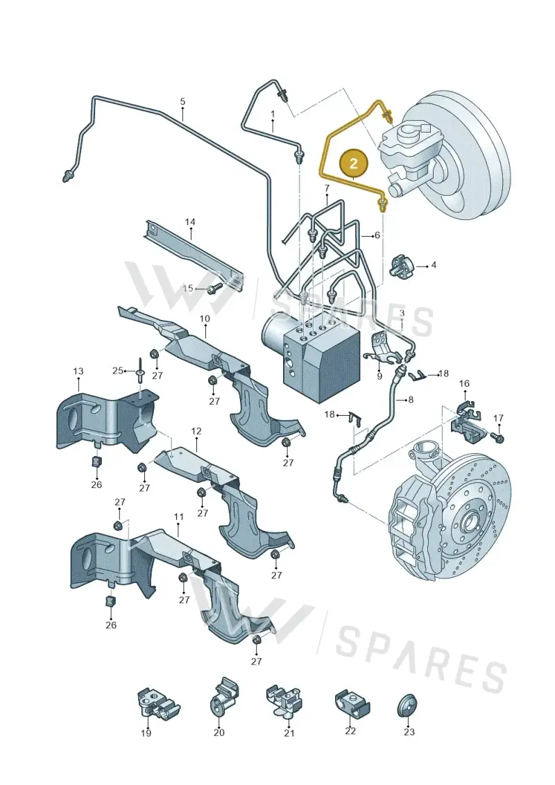 8U1614740B — Audi RSQ3 qu. 2.5 (2013-2018) diagram 764611200, position 2