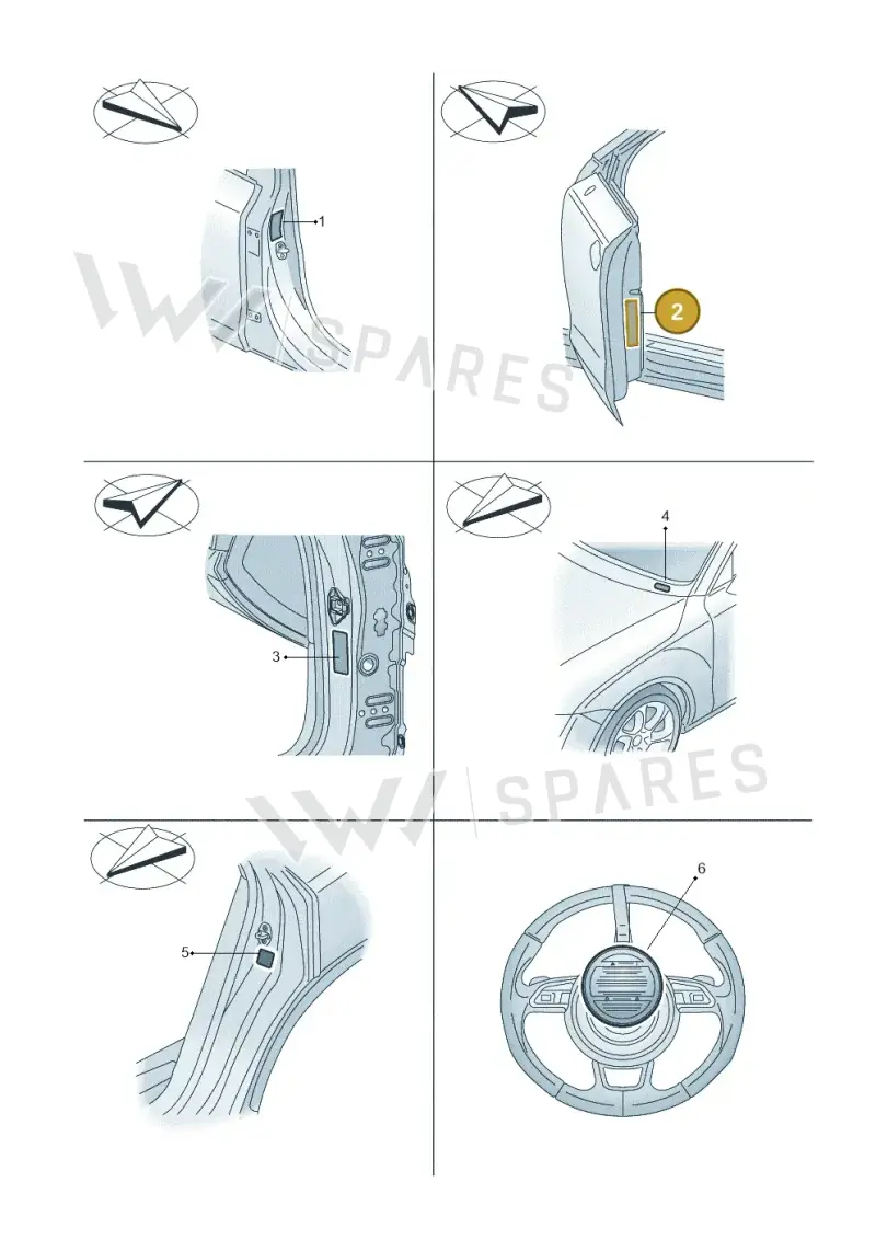 8V0010502QR — Audi RS3 Limousine (2017-2020) diagram 858010200, position 2