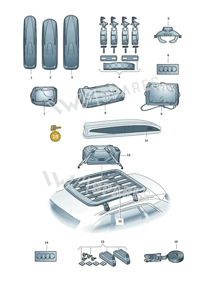 8V0071890M — Audi A5 Limousine (2024-2025) diagram 586071041, position 10
