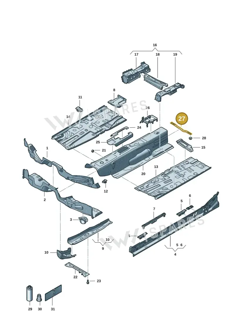 8V0802128 — SEAT CUPRA Formentor (2020-) diagram 5fn803005, position 27