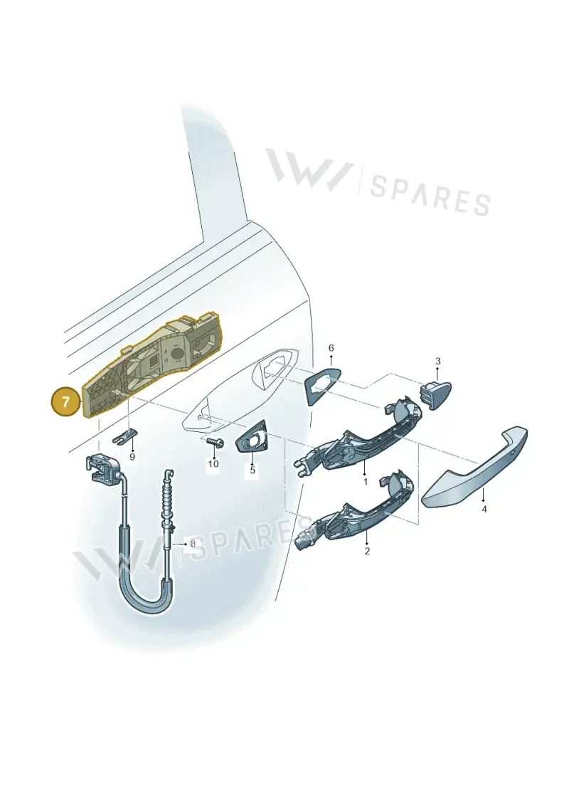 8V0839885 — Skoda Enyaq (2020-2021) diagram 596839000, position 7