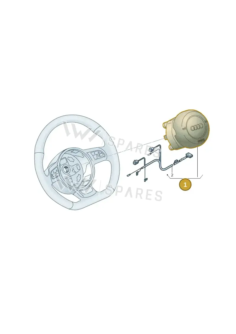 8V0880201DA6PS — Audi A1 Sportback (2014-2018) diagram 758880000, position 1