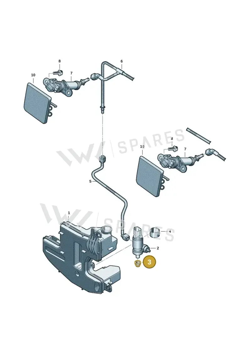 8V0955465 — Audi A5 Limo 2.0 (2024-) diagram f5s955040, position 3