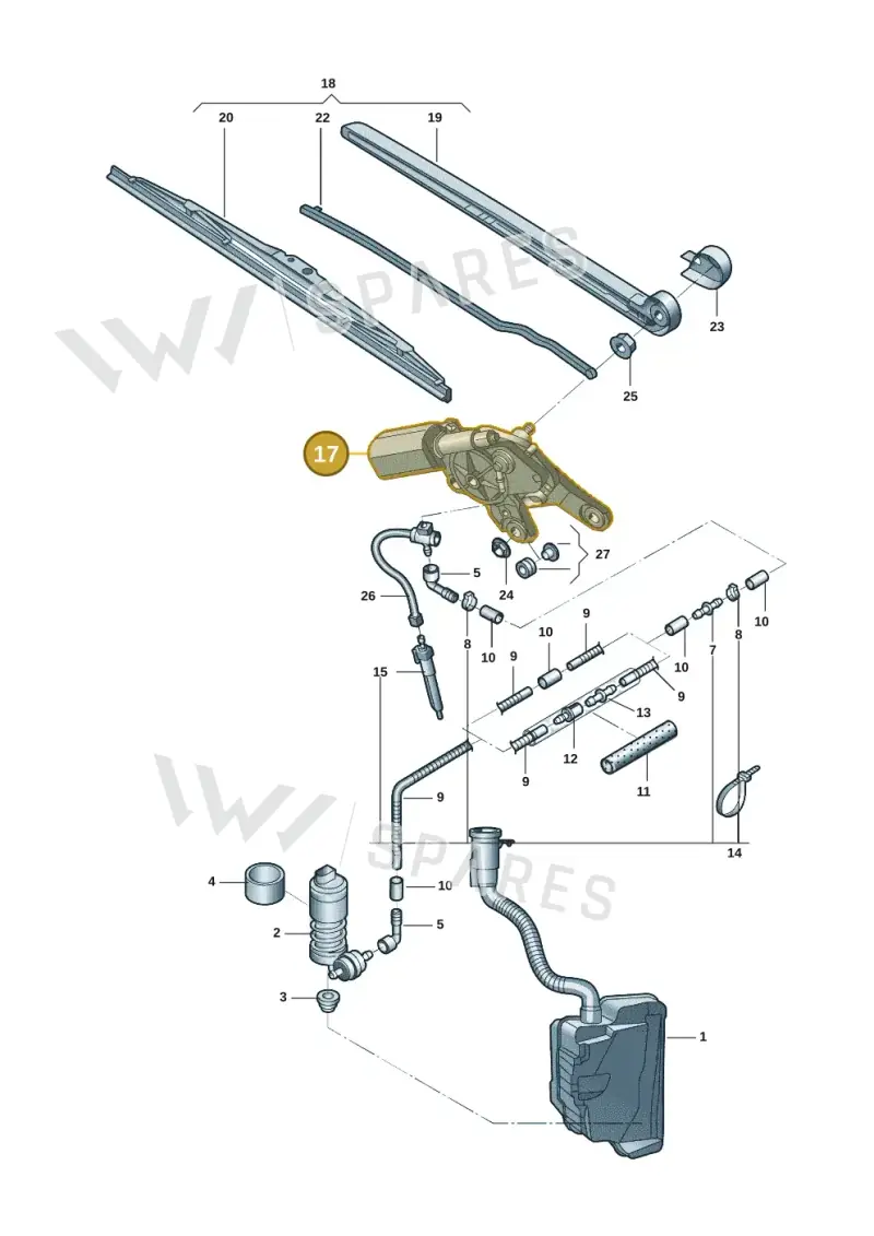 8V0955711C — Audi Q6 (2022-) diagram 4cg955020, position 17