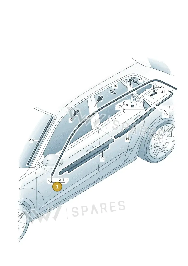 8V4853704D1L1 — Audi RS3 Limousine (2017-2020) diagram 853853100, position 1