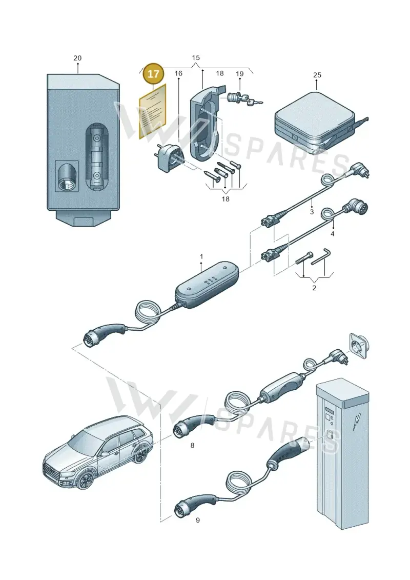 8V4900015D — Audi Q4 Sportback (2021-2025) diagram 586970000, position 17