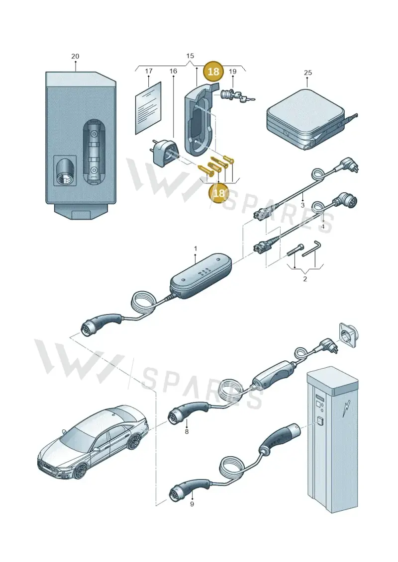 8V4915900B — Audi A6 (2018-2025) diagram 838970000, position 18
