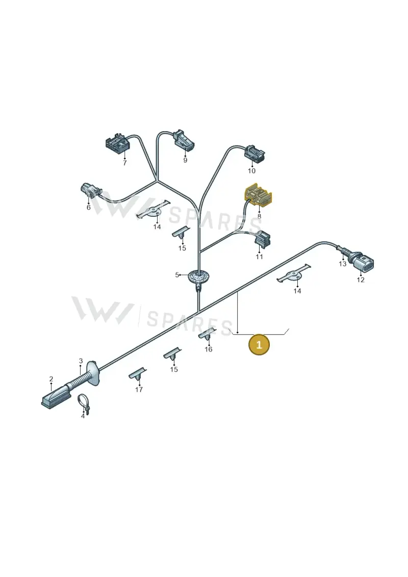 8V4971687A — Audi RS3 Limousine (2017-2020) diagram 745972370, position 1