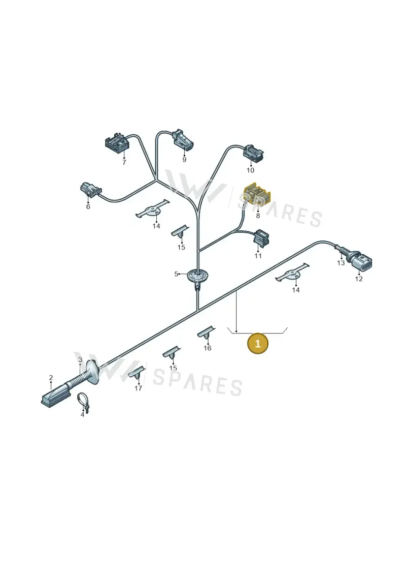 8V4971687C — Audi RS3 Limousine (2017-2020) diagram 745972370, position 1