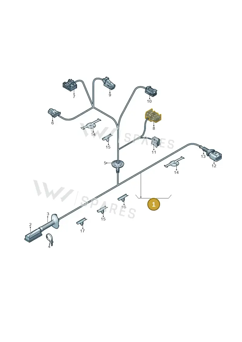 8V4971687G — Audi RS3 Limousine (2017-2020) diagram 745972370, position 1