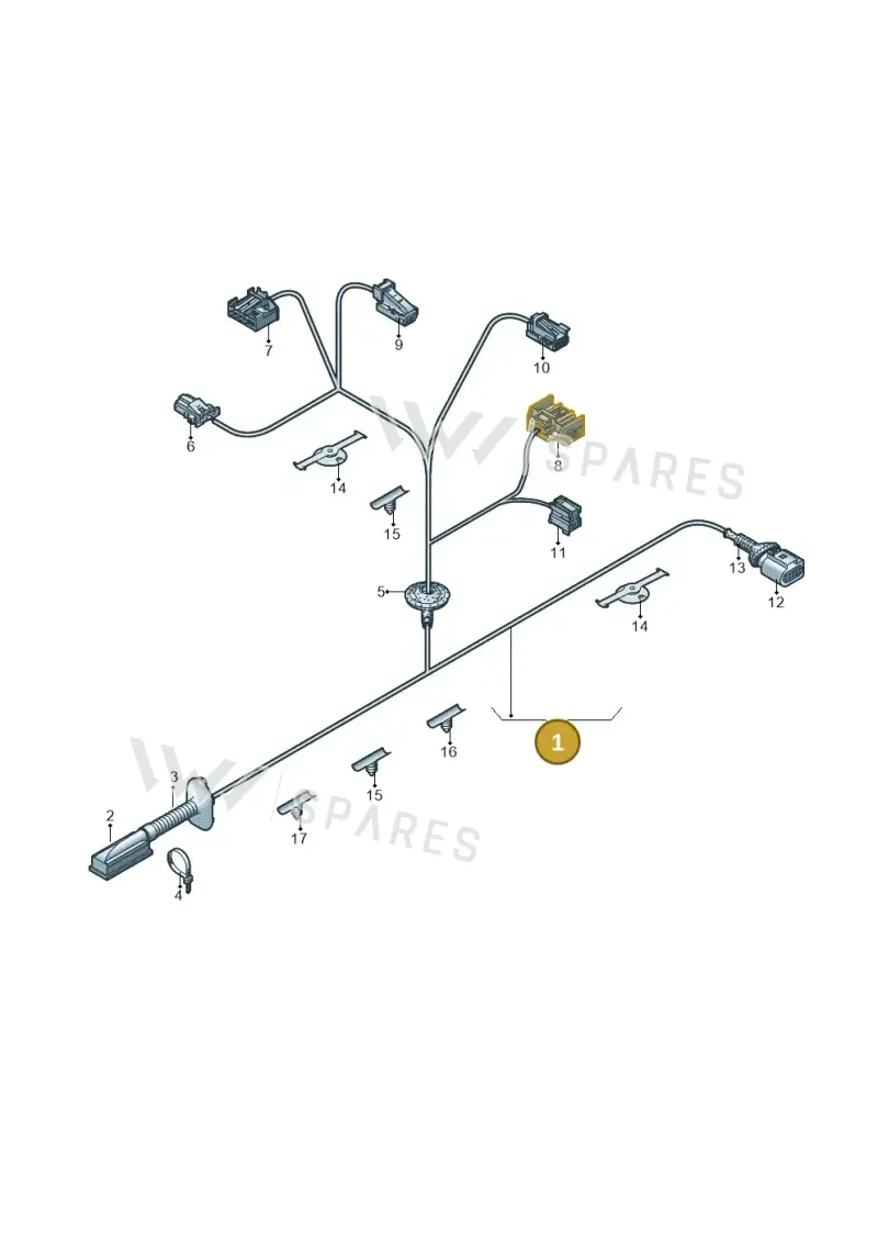 8V4971687L — Audi RS3 Limousine (2017-2020) diagram 745972370, position 1