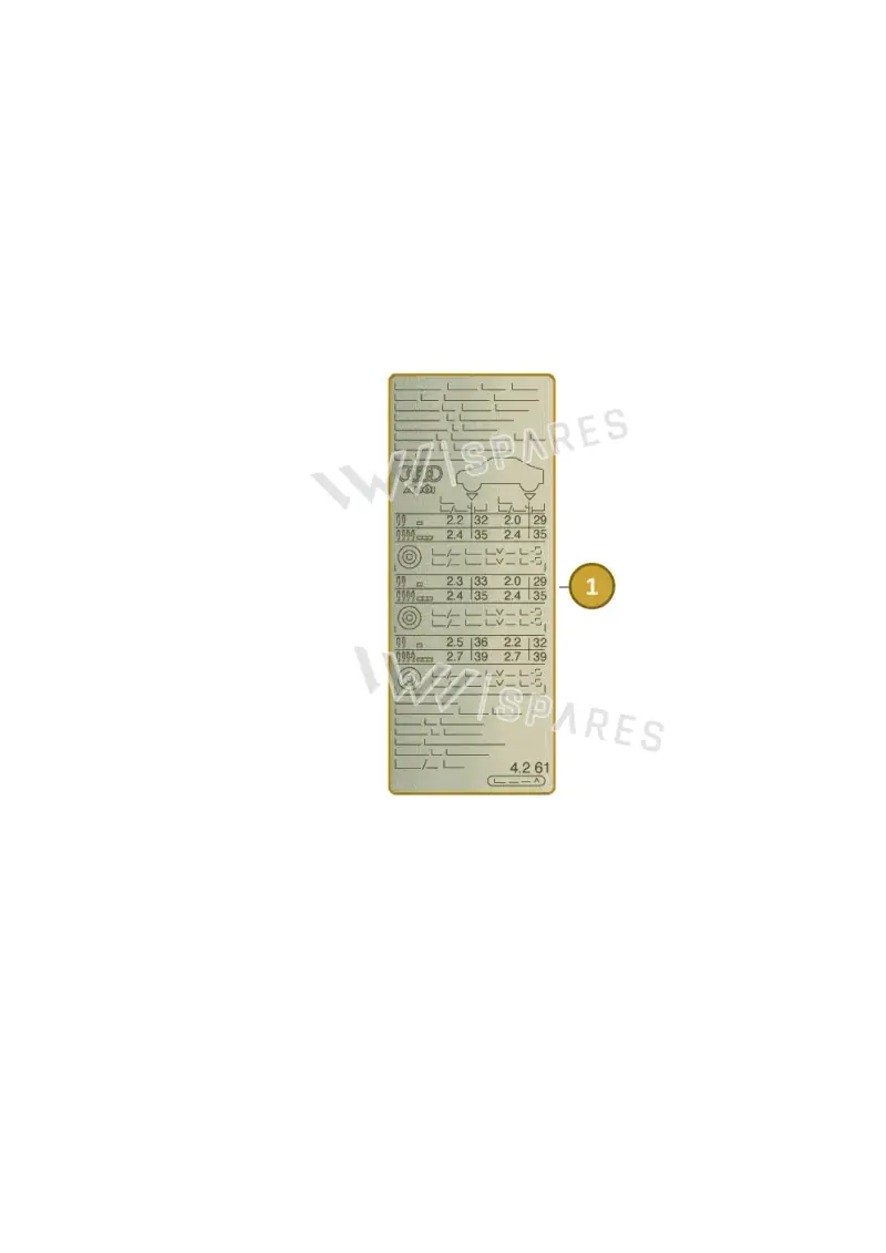 8W0010502HL — Audi A4 (2015-2025) diagram 849010220, position 1