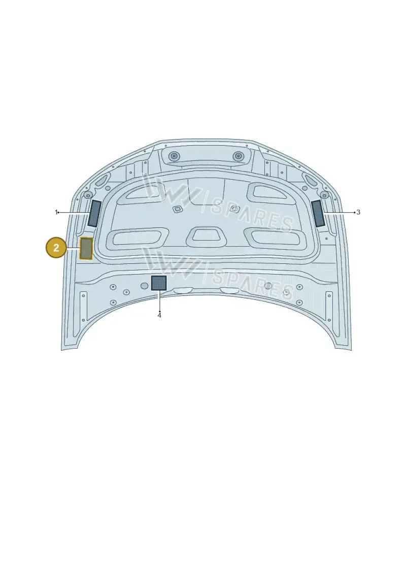 8W0010504AR — Audi A5 Sportback (2016-2025) diagram 897010100, position 2