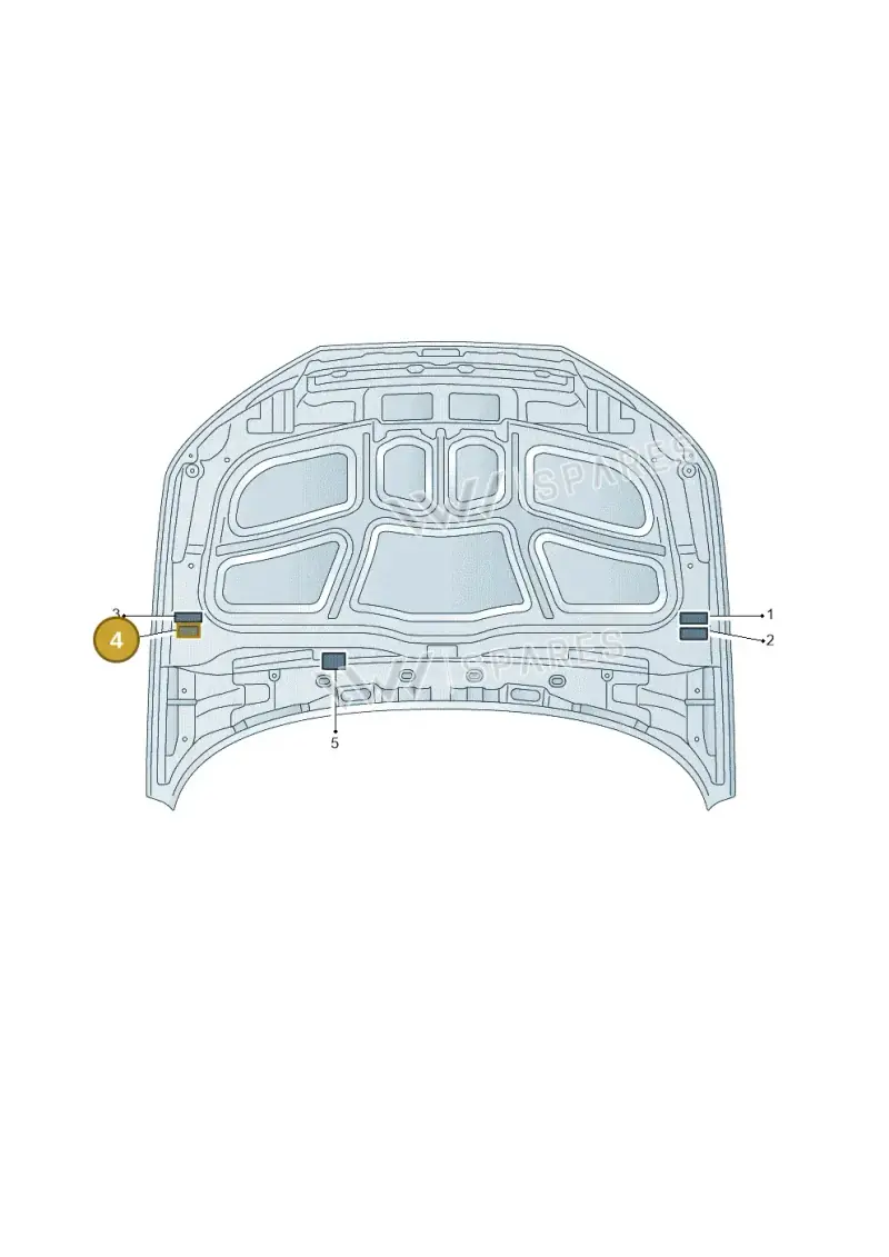 8W0010504G — Audi A4 (2015-2025) diagram 849010100, position 4