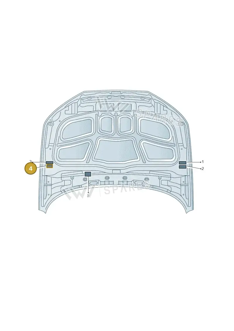 8W0010504L — Audi A4 2.0 (2015-2019) diagram 849010100, position 4