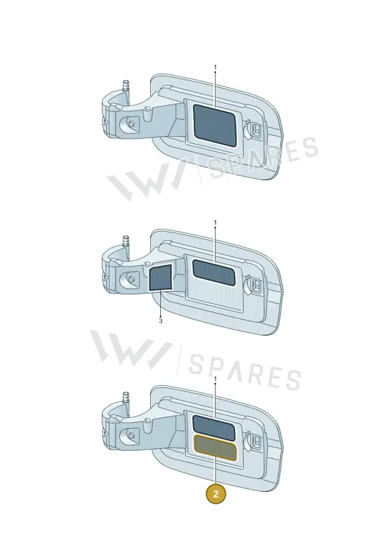 8W0010508BA — Audi A3 Sportback (2019-2025) diagram 890010350, position 2