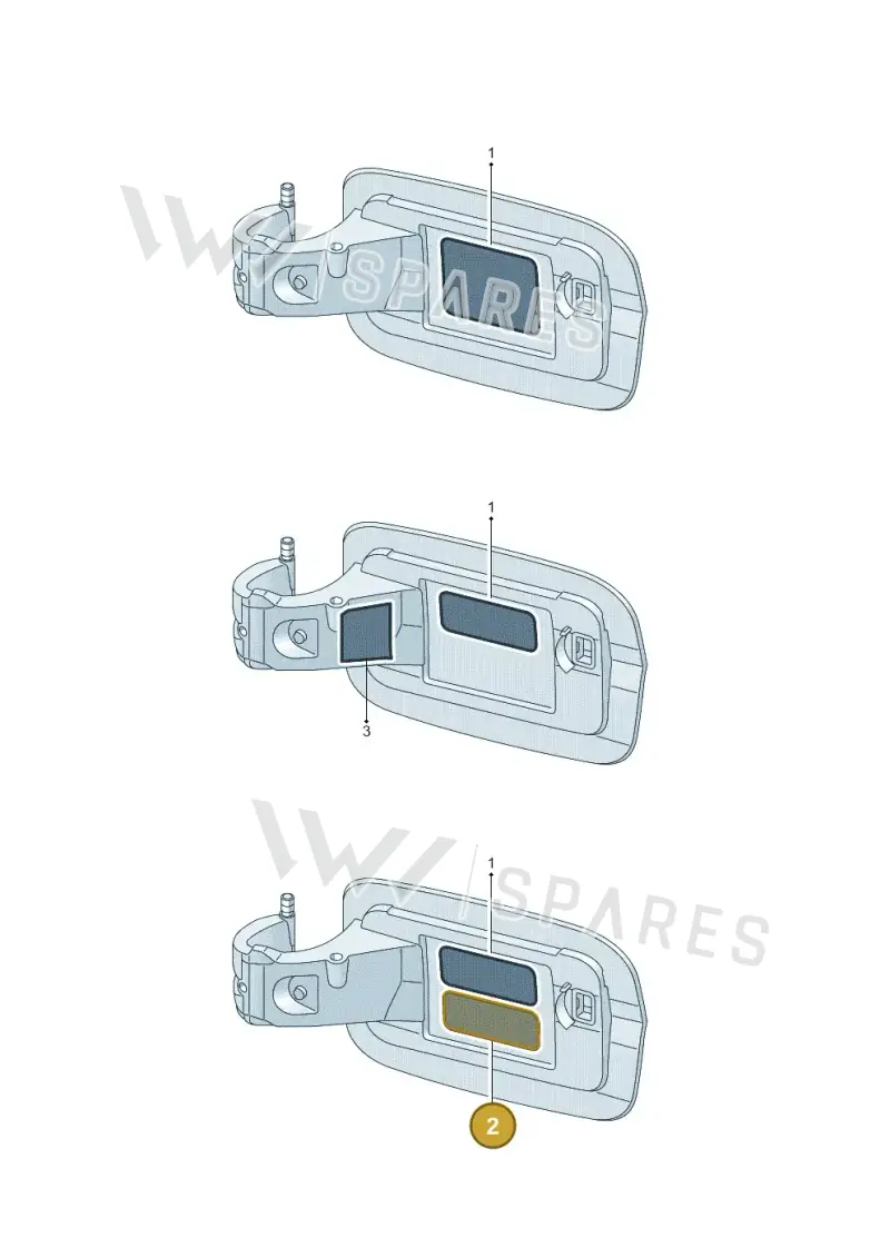 8W0010508H — Audi A3 Sportback (2019-2021) diagram 890010350, position 2
