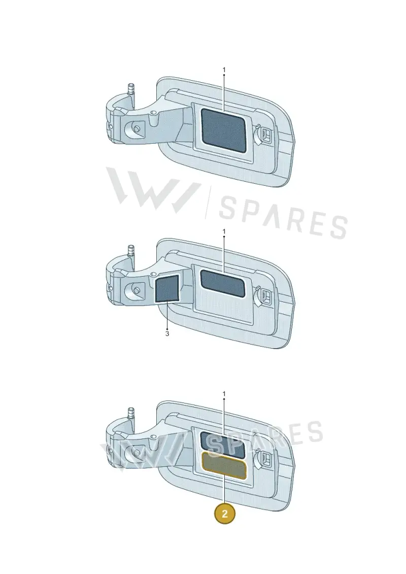 8W0010508L — Audi A3 Sportback (2019-2025) diagram 890010350, position 2