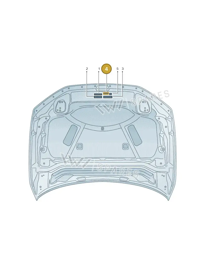 8W0010515A — Audi A6 (2018-2025) diagram 430010100, position 4
