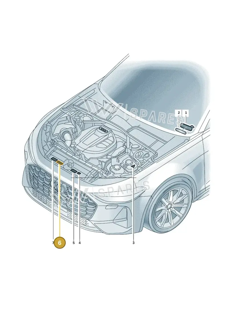 8W0010560A — Audi A5 Limousine (2024-2025) diagram 8wk010150, position 6
