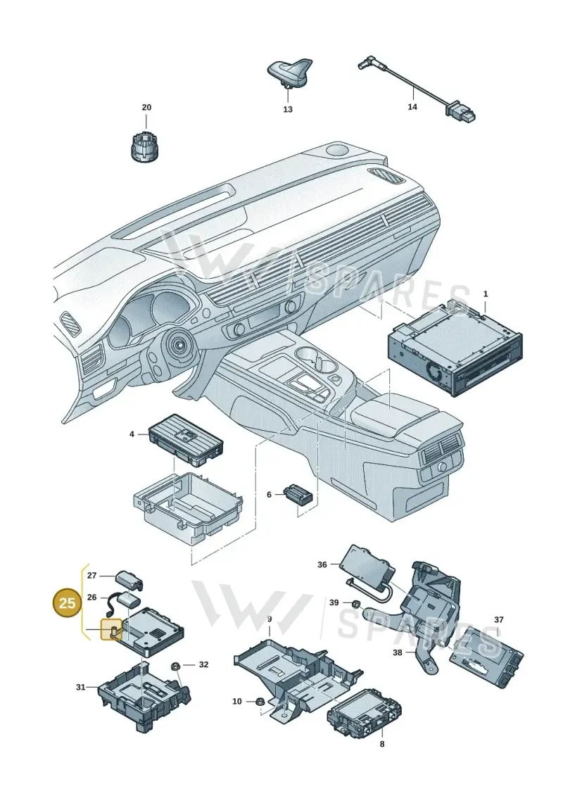 8W0035282G — Audi Q7 (2015-2025) diagram 859035056, position 25