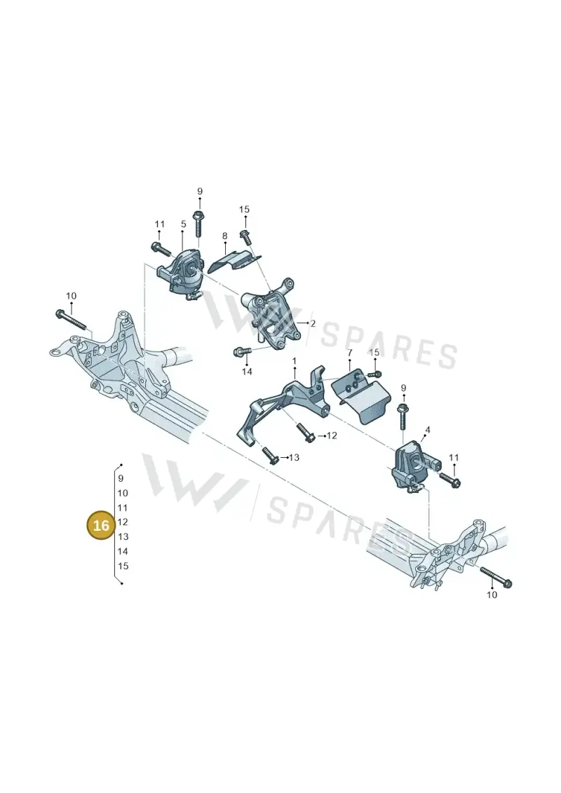 8W0098609 — Audi Q5 (2016-2020) diagram 859199200, position 16