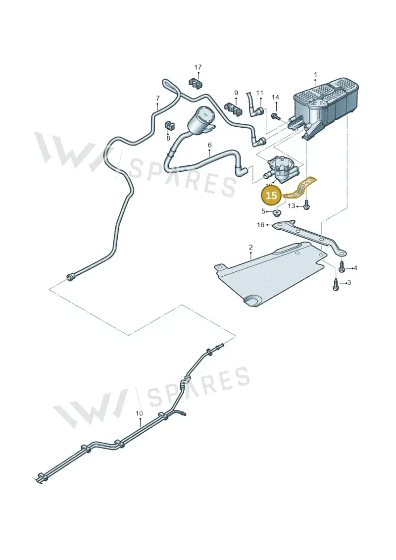 8W0201827F — Audi RS4 Avant (2017-) diagram 849201820, position 15