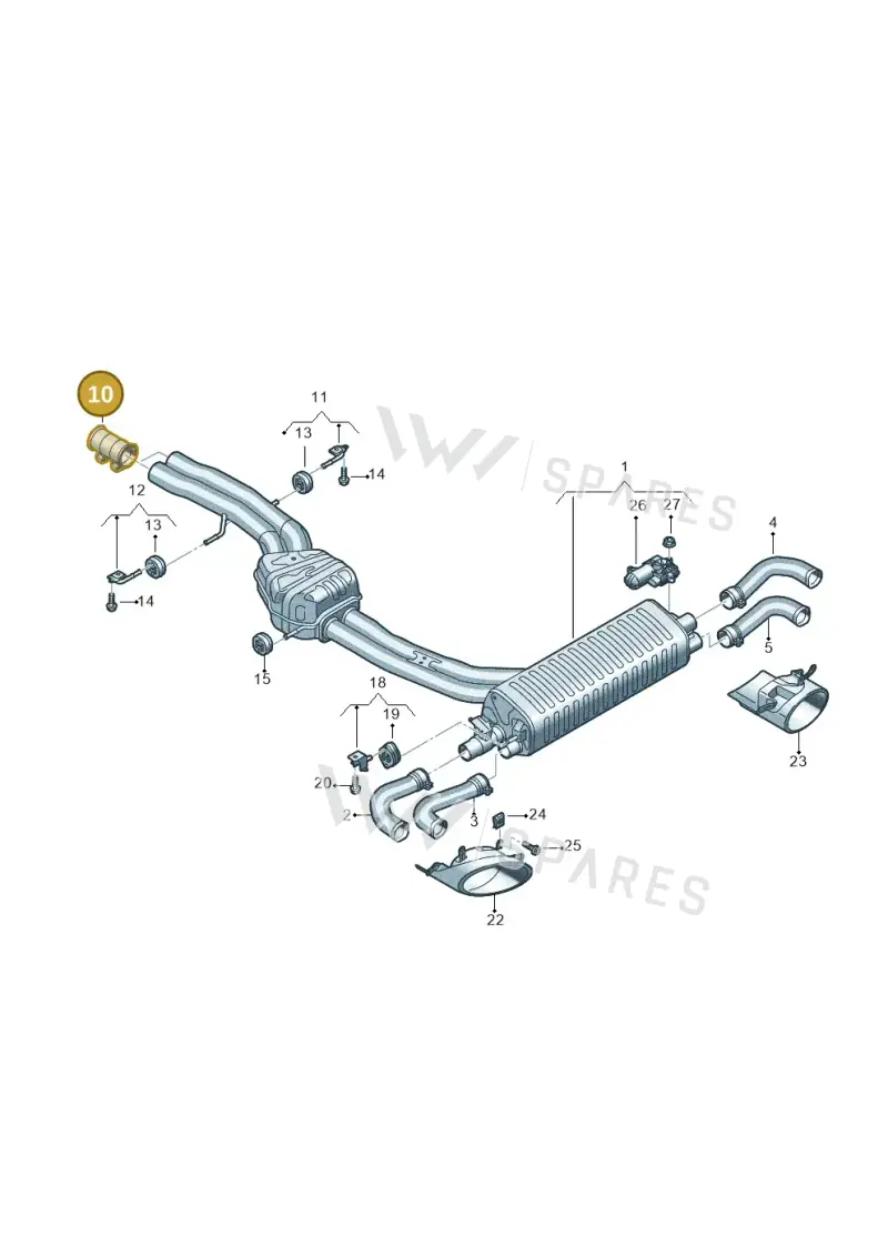 8W0253141 — Audi RS Q8 Quattro (2019-) diagram 595253870, position 10
