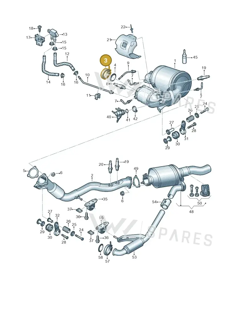 8W0253725F — Audi Q5 (2016-2025) diagram 849253780, position 3