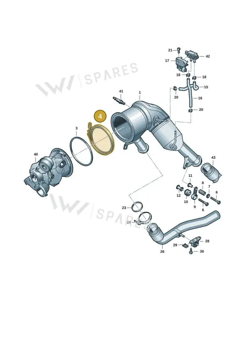8W0253725G — Audi A5 Limo 2.0 (2024-) diagram 8wk253440, position 4