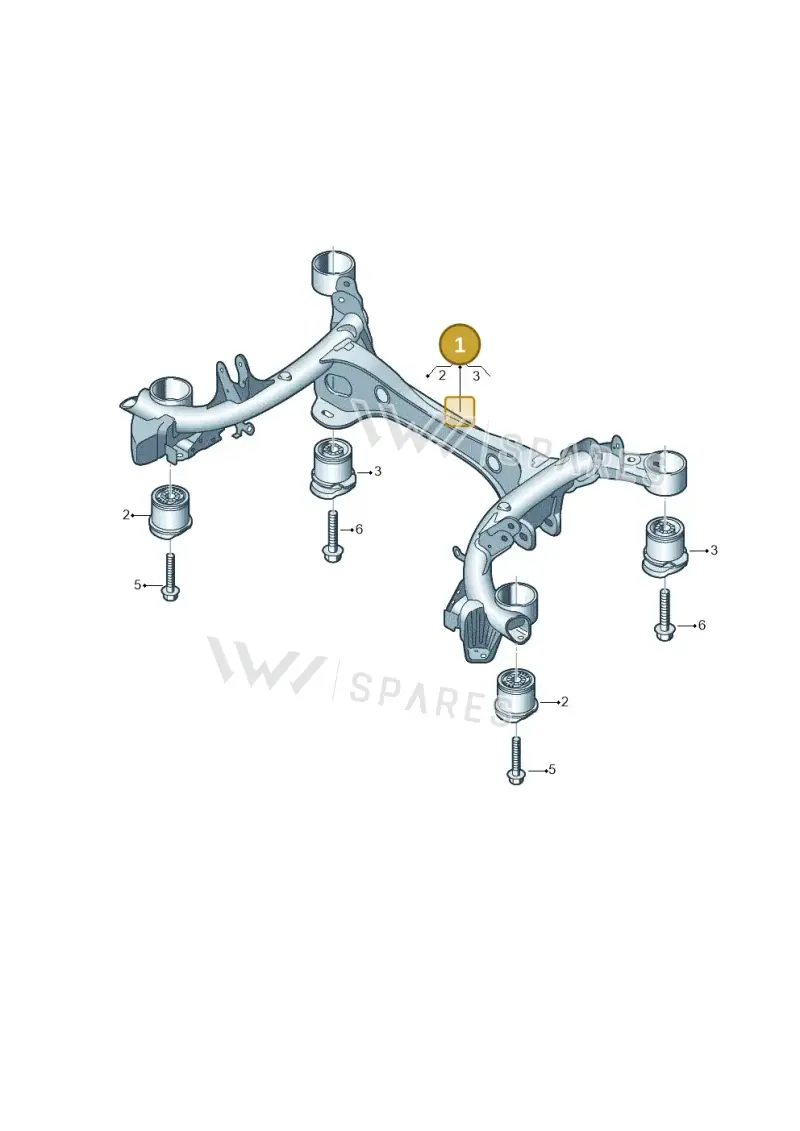 8W0505235AP — Audi A5 Cabriolet (2016-2025) diagram 848505000, position 1