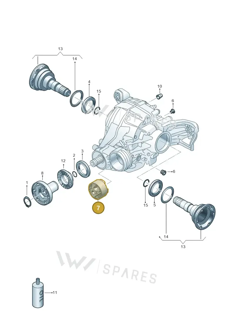 8W0599381B — Audi RS6 Avant (2019-) diagram 859525250, position 7