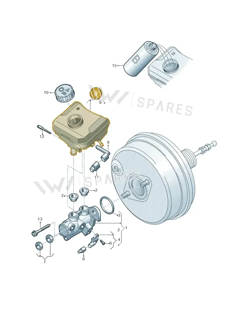8W0611301 — Audi Q8 Quattro 3,0 (2018-) diagram 859611100, position 8