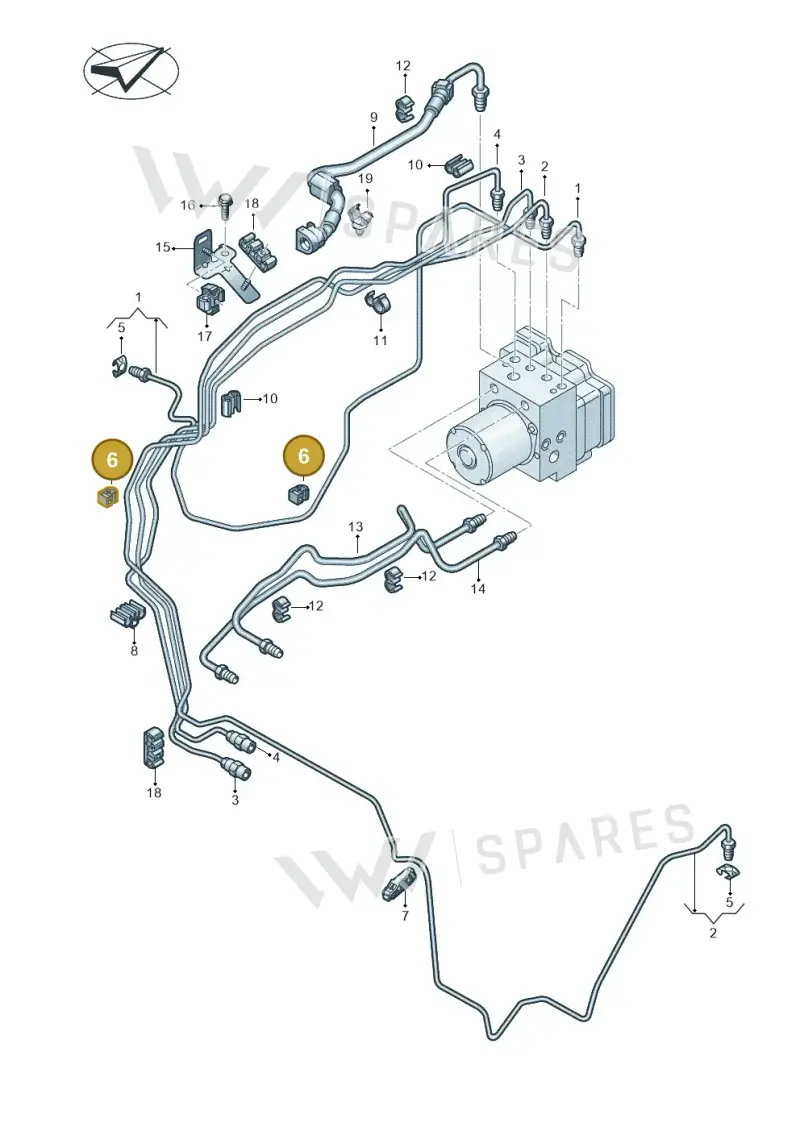 8W0611797C — Audi RS e-tron GT (2020-2020) diagram 4j1611020, position 6