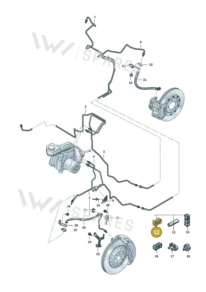 8W0616739 — Audi Q6 e-tron (2023-2025) diagram f5s611020, position 12