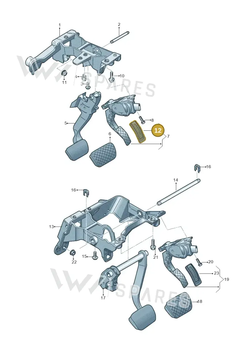 8W0721173ZF7 — Audi RS Q8 Quattro (2019-) diagram 859723250, position 12