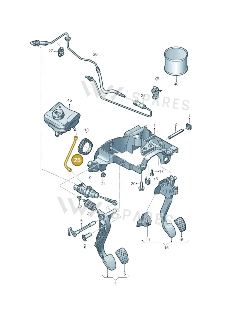 8W0721453 — Audi Q5 (2016-2025) diagram 896721250, position 25