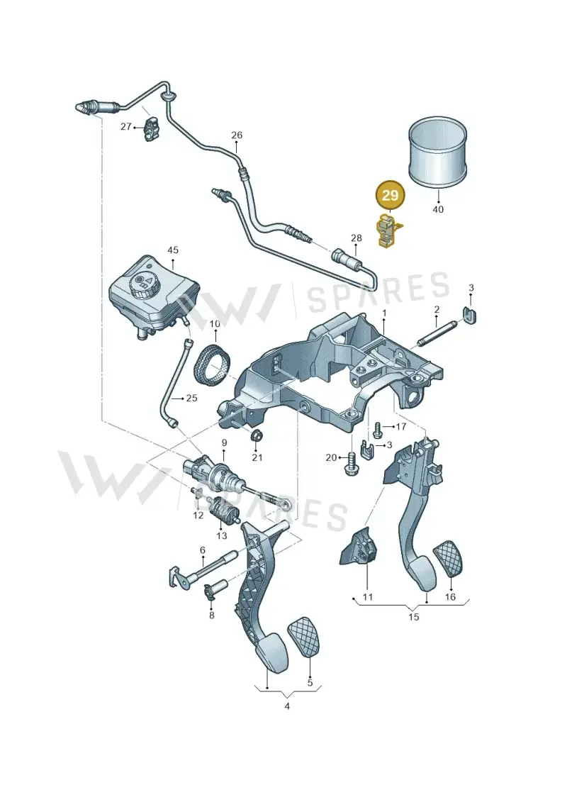 8W0721487 — Audi Q5 (2016-2020) diagram 896721250, position 29
