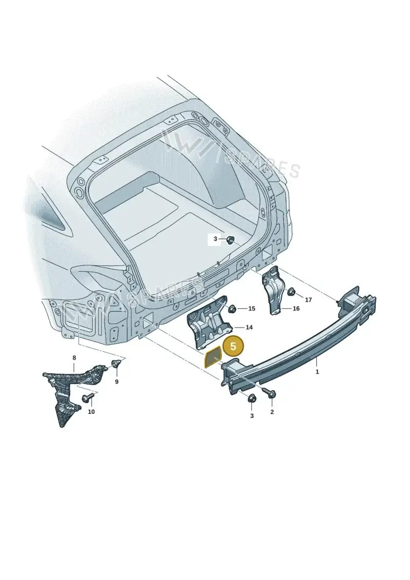 8W0807669 — Audi A5 Limo 2.0 (2024-) diagram 8wk807500, position 5